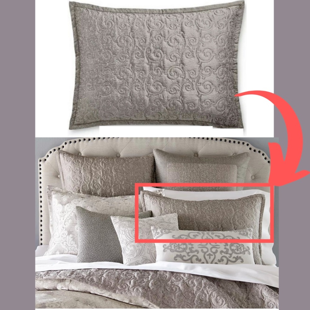 NIB [ 1 Standard ] Quilt Sham‎ for Hotel Collection Classic Embossed Jacquard - Picture 12 of 12